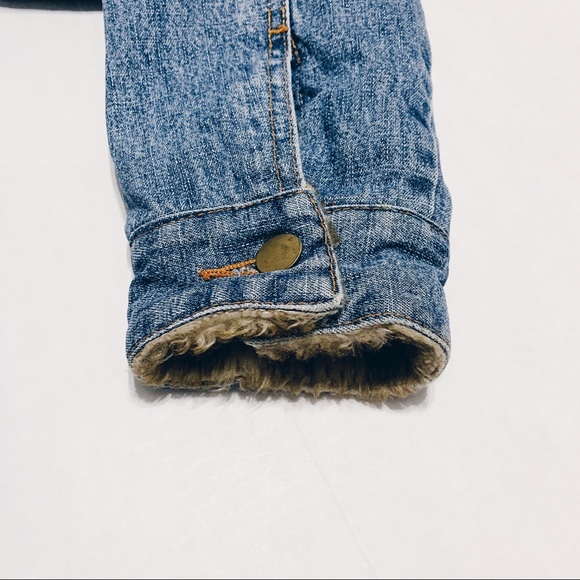 Big Dogs Womens Small Fur Lined Trucker Jacket S - Picture 3 of 5